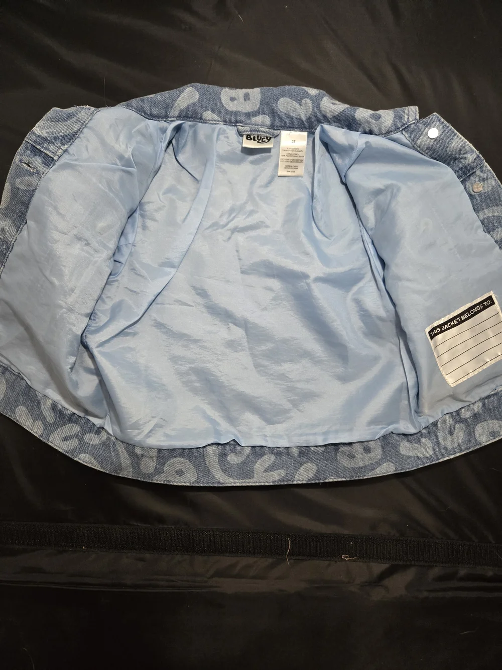 Kids' Denim Jacket with Character Patches - Blue